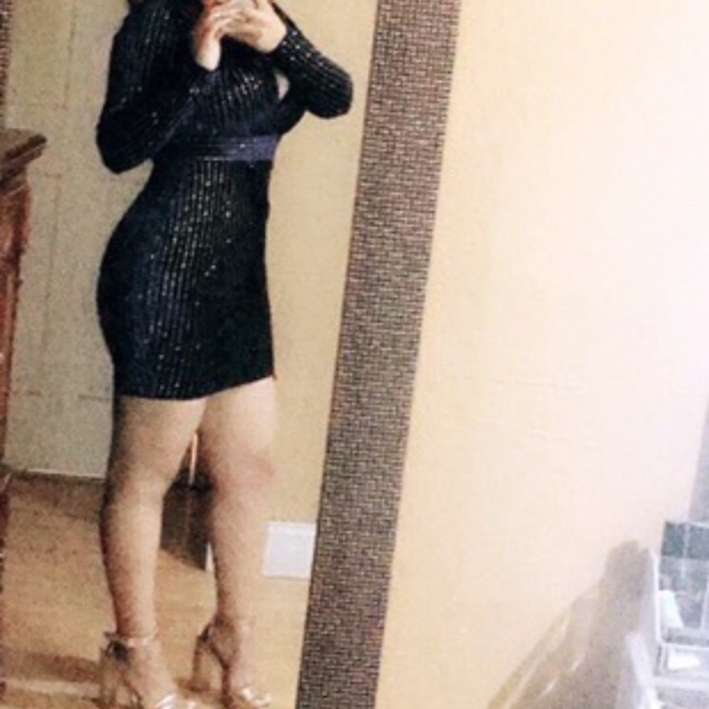 Blue navy dress